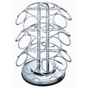Keurig K-Cup 27 Pod Chrome Spinning Carousel Countertop